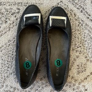 Ladies Aerosoles Gray Flat Pumps